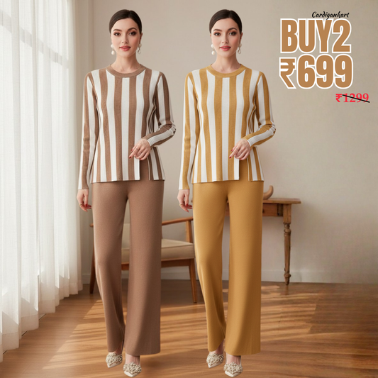 Women’s Knit Co-Ord Sets Pack of 2  (KS-5)